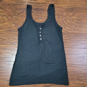 Green Henley Tank